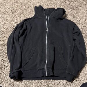 No Boundaries Black Zip-Up Hoodie